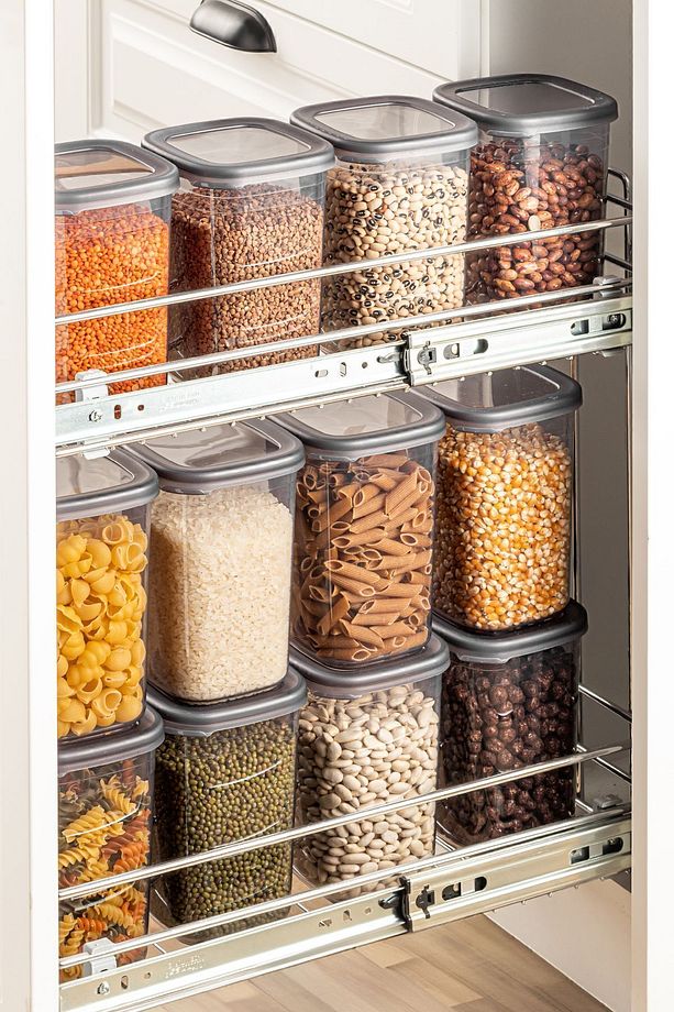 12'li Etiketli Ve Sızdırmaz Kapaklı Erzak Saklama Seti - 1200ml - 20 Adet Etiket Hediyeli - 4