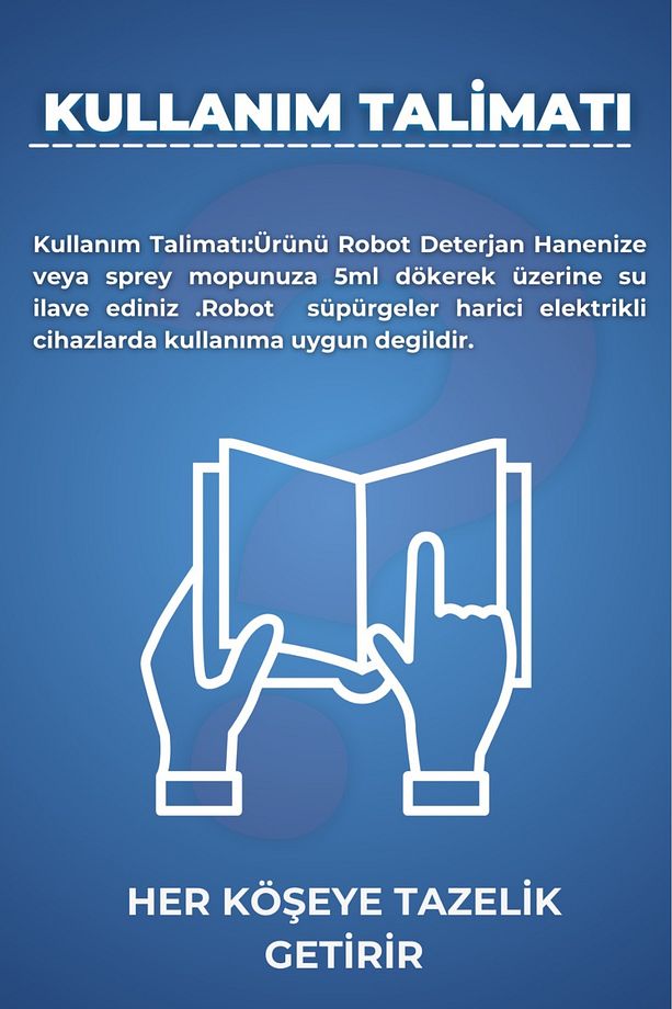 Amber&oud Kokulu Akıllı Robot Süpürge Suyu, Mop Suyu Yüzey Temizleyici Robot Deterjanı 250ml - 6