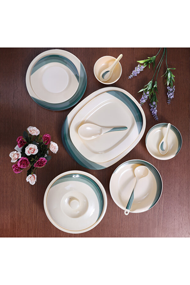 64 Piece Melamineware Dinner Set- RF8103