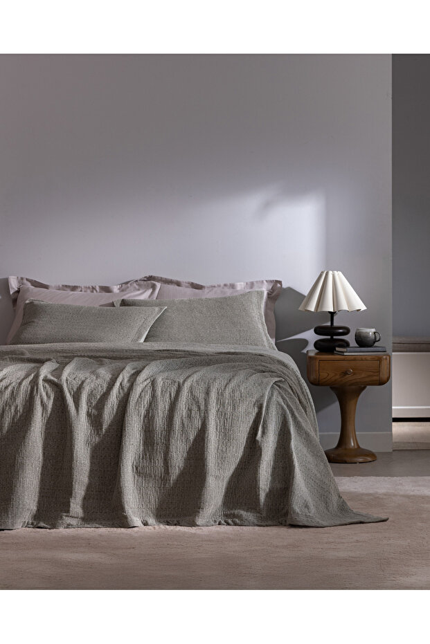 Feolette Double Bedspread - Mint Green - 1