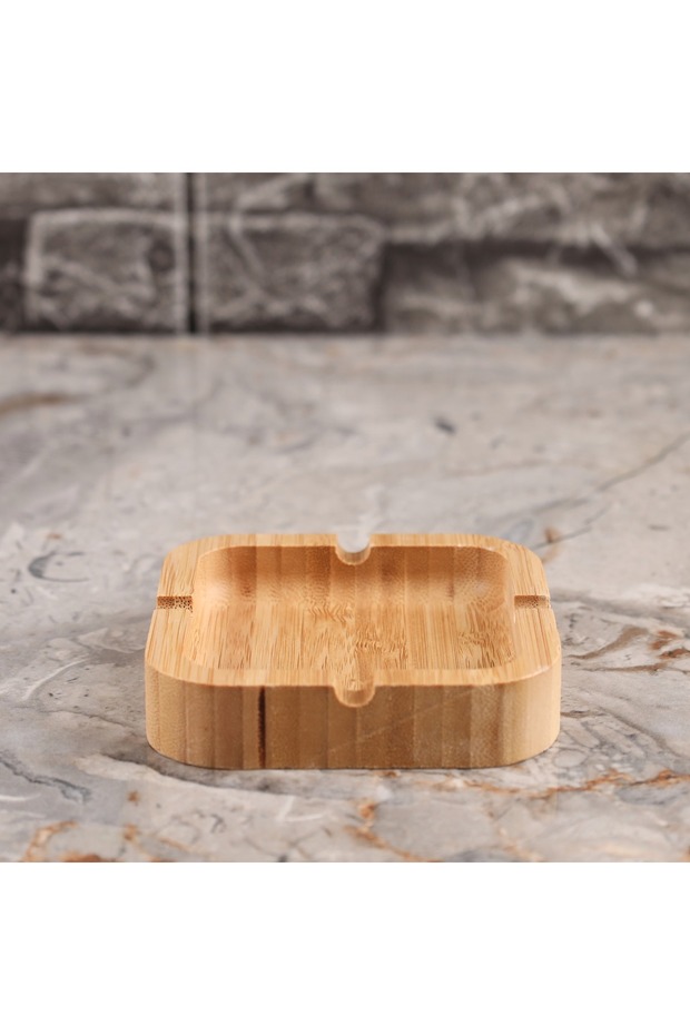 1 Adet Kare Bambu Küllük - 1