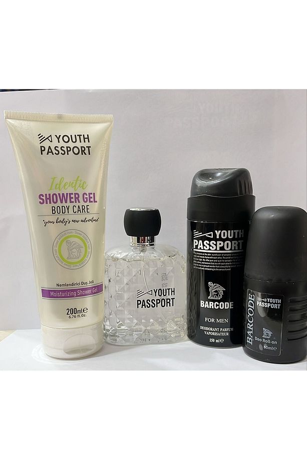 Barcode Edp 100 ml + Deodorant +Roll-on +Duş Jeli Erkek Parfüm Seti - 2