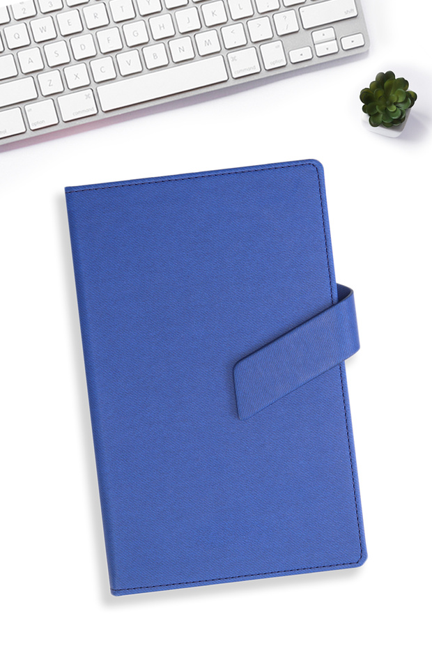 Blue Striped Magnet Notebook - 1