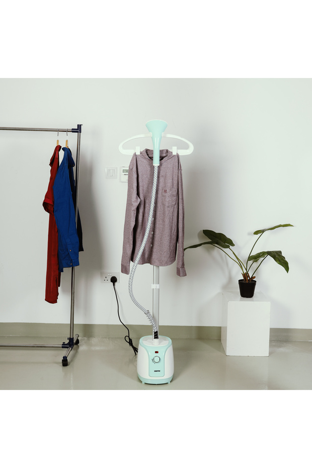 1800W Garment Steamer -  Portable 2 Steam Levels, 2L Water Tank, 45s Preheat Time
