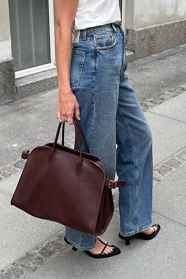 Women's Viral Cherry Leather Large Size Bag