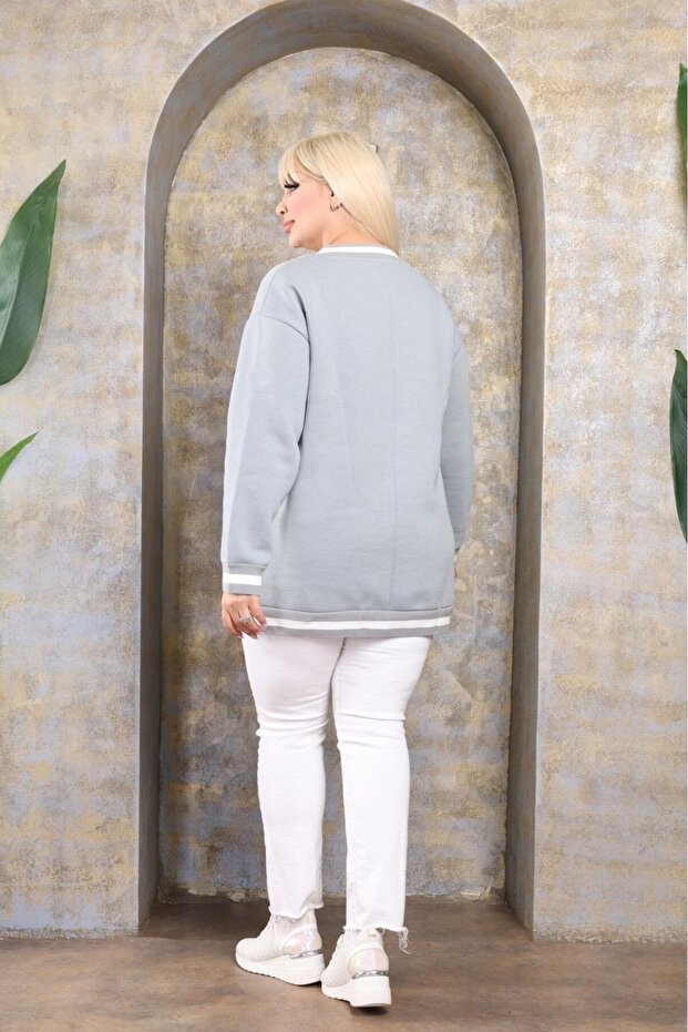 Baskılı kalın sweat - 2