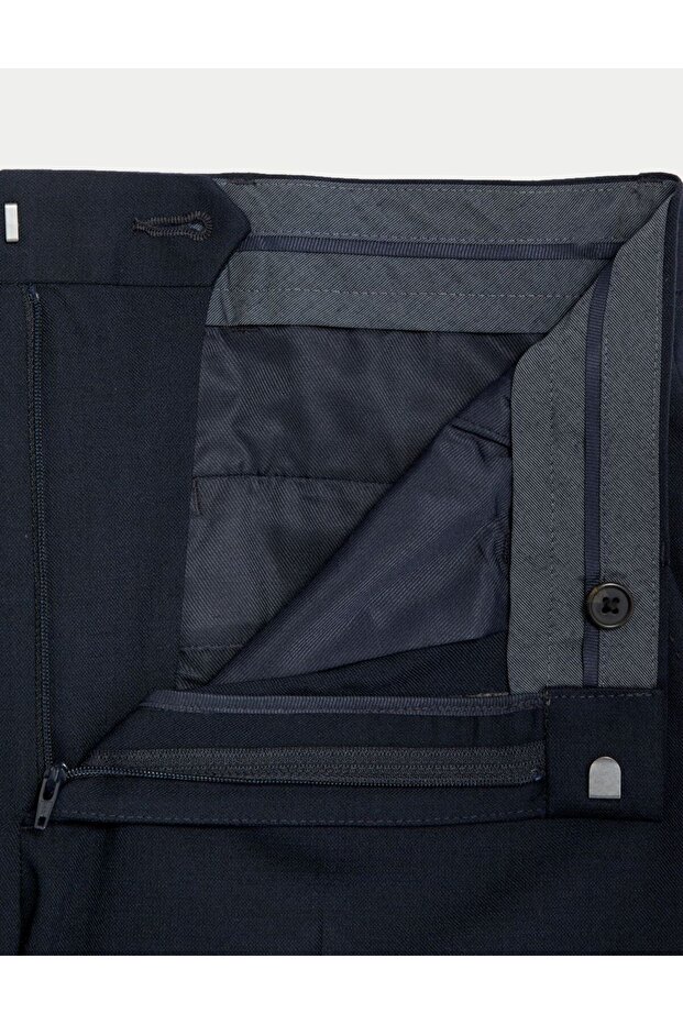 Tailored Fit Yün Pantolon - 5