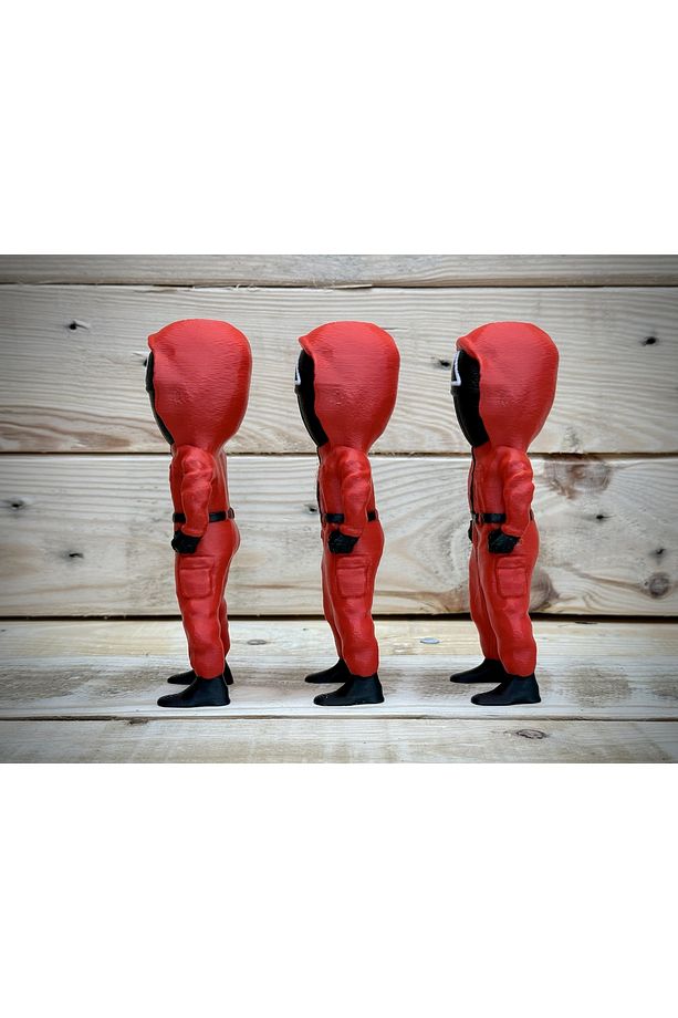 Squid Game Yuvarlak Asker Figürü - 10 cm Boyutunda Özel Üretim (1 ADET YUVARLAK ASKER) - 4