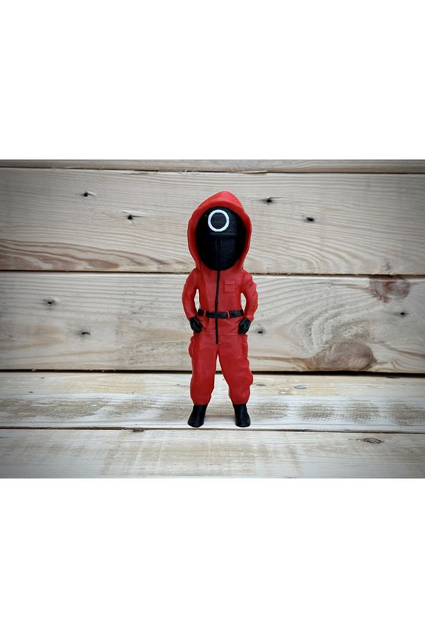 Squid Game Yuvarlak Asker Figürü - 10 cm Boyutunda Özel Üretim (1 ADET YUVARLAK ASKER) - 1