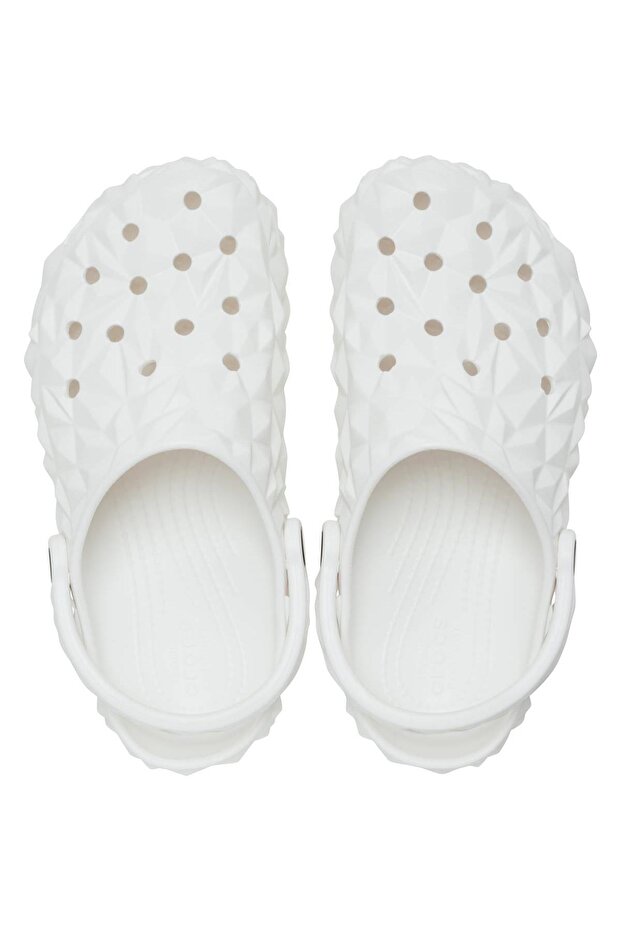 Classic Geometric Clog BEYAZ - 3