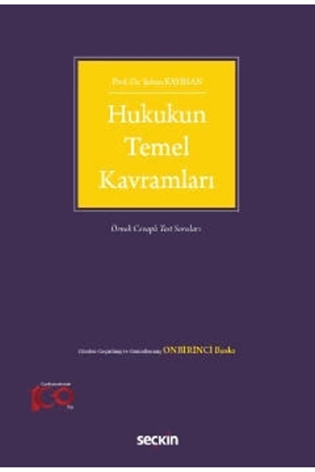 Hukukun Temel Kavramları Örnek Cevaplı Test Soruları - 1