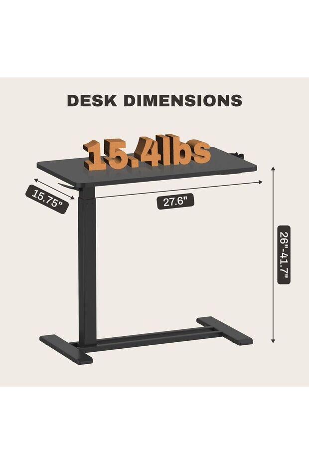 Flexispot Mobile Standing Desk With Wheels Height Adjustable Perfect For Rolling And Easy Movement - 3