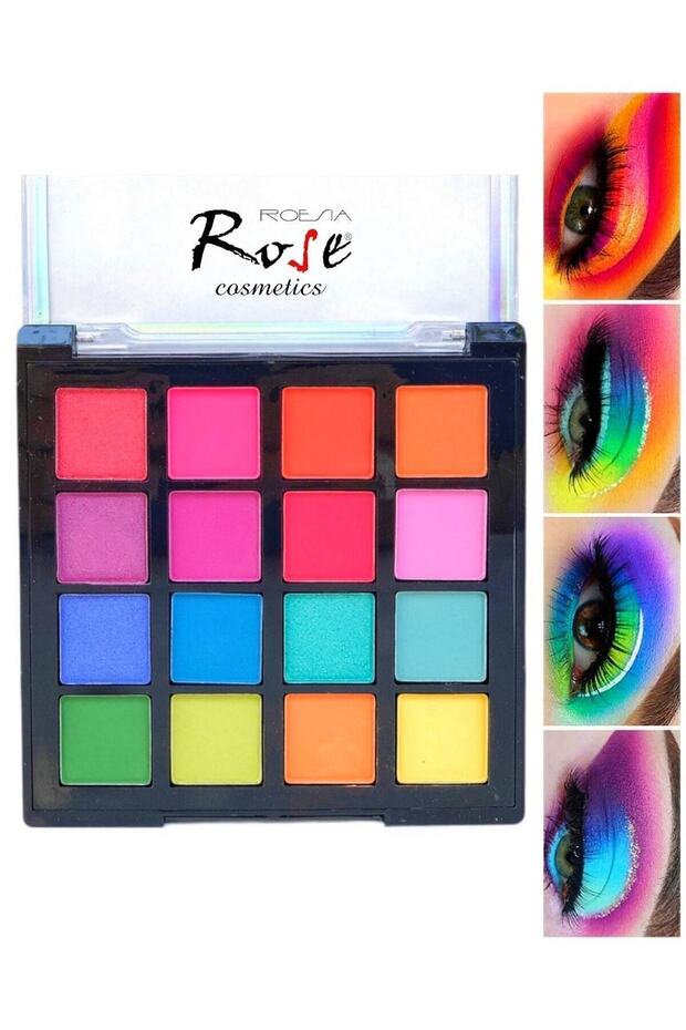 16-shade Neon Color Eyeshadow Palette