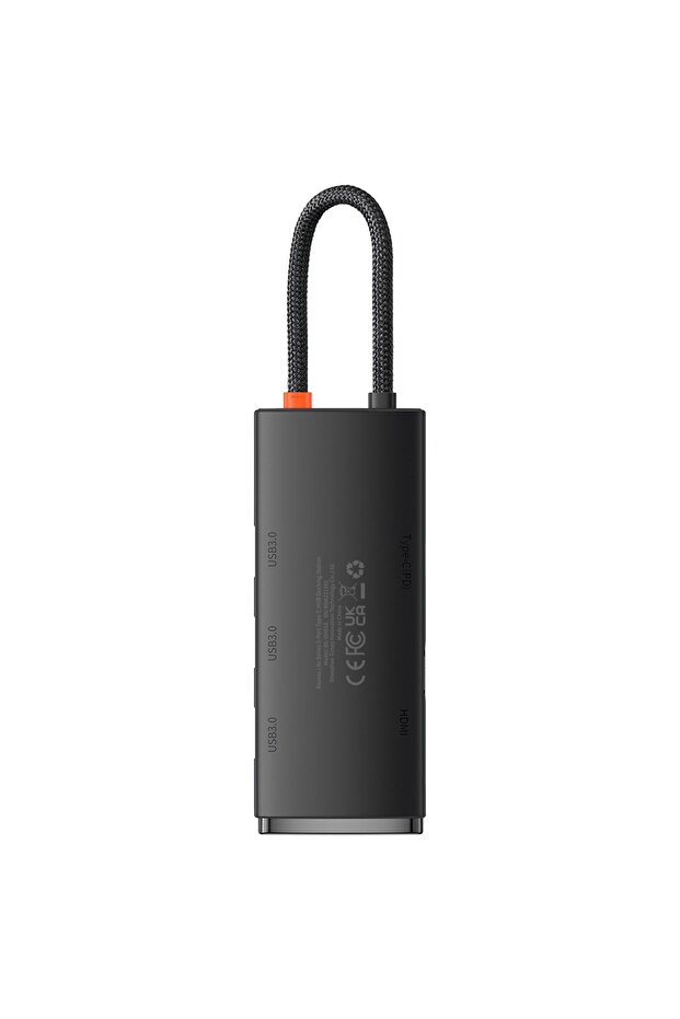 Lite Series 5 Portlu 100w Type-c Hub Adaptör Çoklayıcı Siyah - 5
