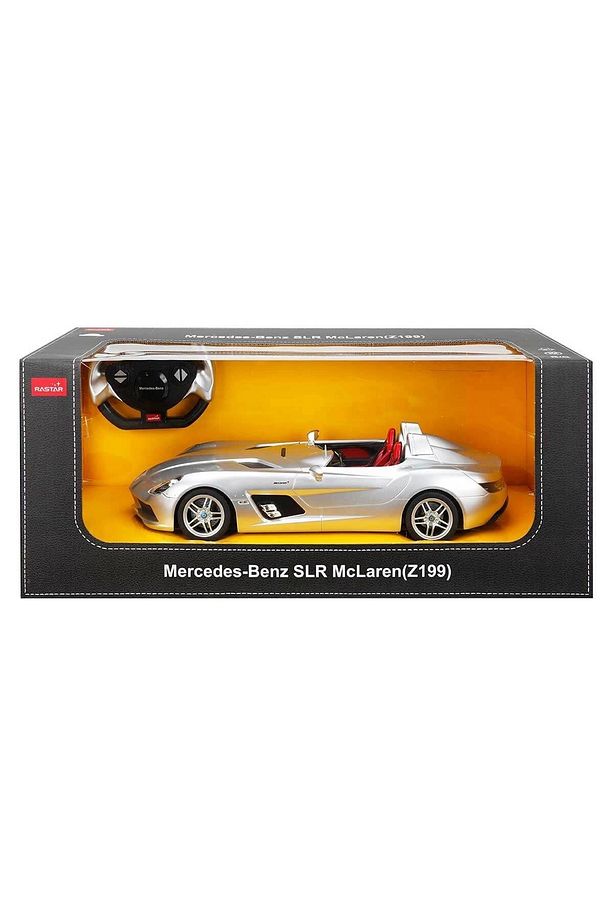 42400 RASTAR MERCEDES BENZ SLR SESLİ IŞIKLI PİLLİ UZAKTAN KUMANDALI ARABA - 3