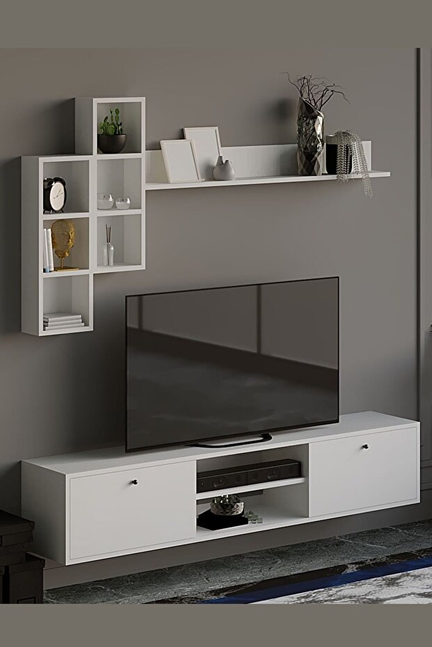 ECLİPSE TV ÜNİTESİ BEYAZ - 1