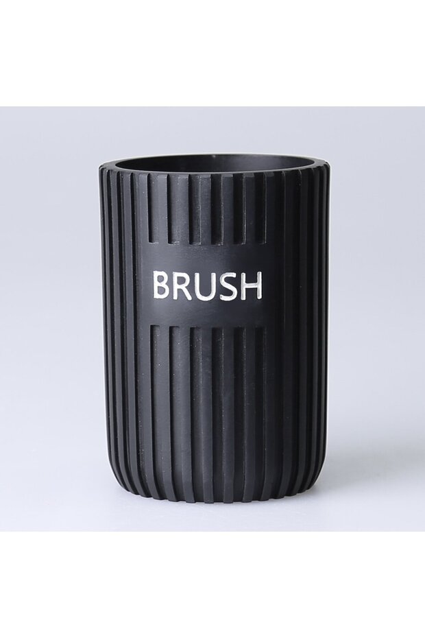 Grooved Banyo Seti Siyah - 6