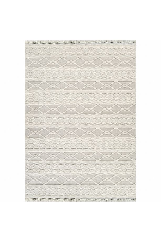 7/24 Iskandinav Larus Grey Salon Mutfak Halısı Yolluk - 3