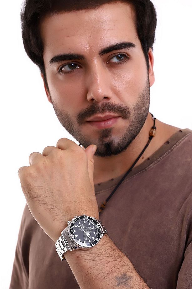 Premium Edition Gümüş Ipc Kaplama Erkek Kol Saati - 2