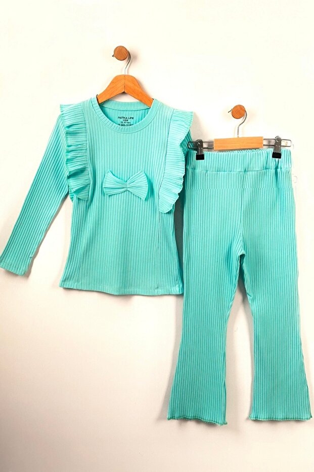 Girl's Bow Seasonal Bottom and Top Set
