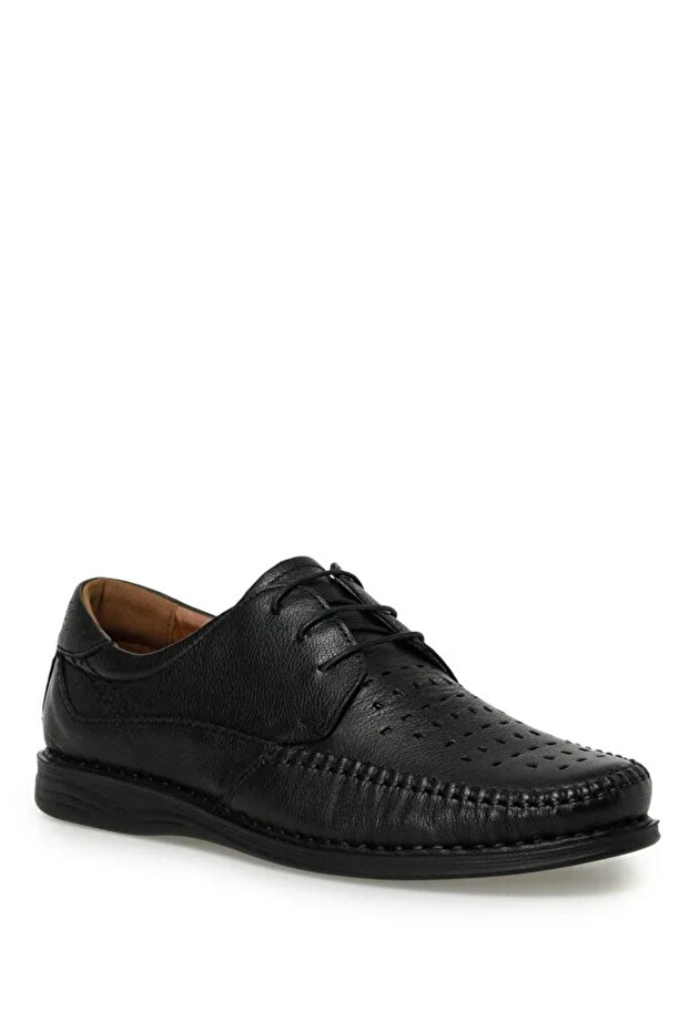 5 Point 106871.m 3Fx Genuine Leather Men's Casual Shoes Black
