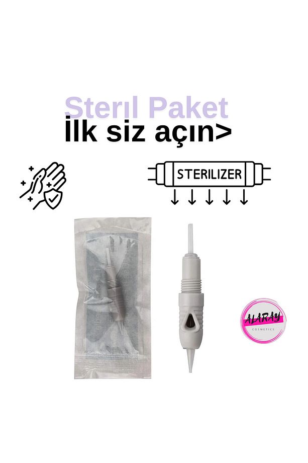 Charmt Kalıcı Makyaj Iğnesi 10 Adet 5p -dudak Ve Pudralama Iğnesi - 3