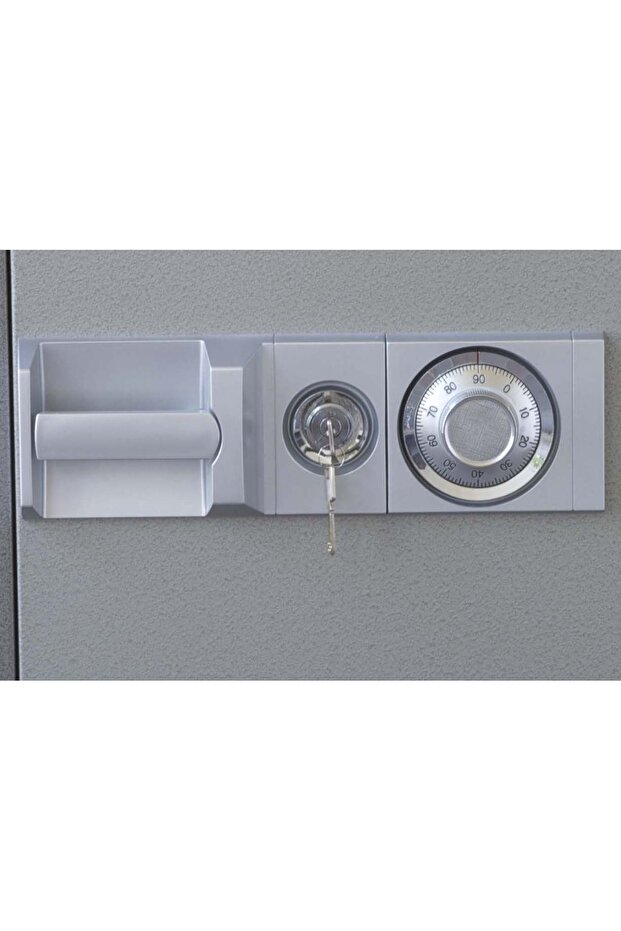 Secure 105 Fire Safe Secure Functional Organiser with Dial and Key- W49.4cm x D55cm x H71.8cm (Grey) - 7