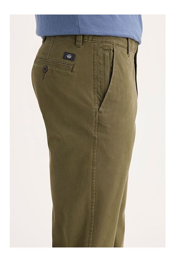 Smart 360 Flex Koyu Yeşil Ultimate Slim Fit Chino Pantolon - 3