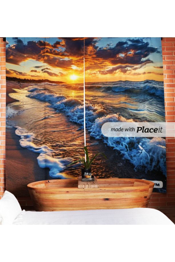 MANZARALI BALKON MODEL  140 Cm * 240 MİKRO PETEK Çift Kanat 2 Adet Fon Perde - 3