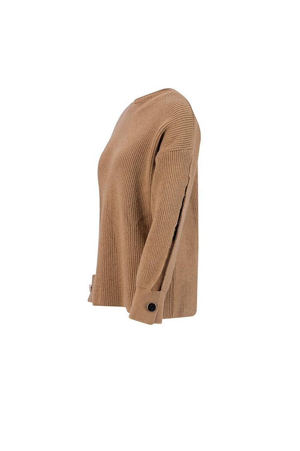 Kolu Yırtmaç Detaylı Kazak 24kd4201 Camel - 7