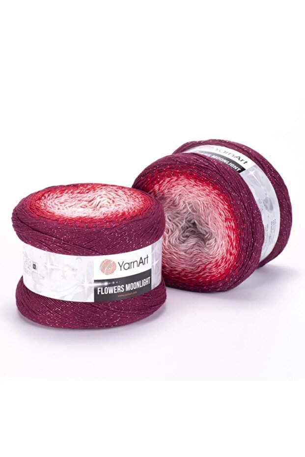 Flowers Moonlıght - Simli, Ebruli El Örgü Ebruli-3269 - 1