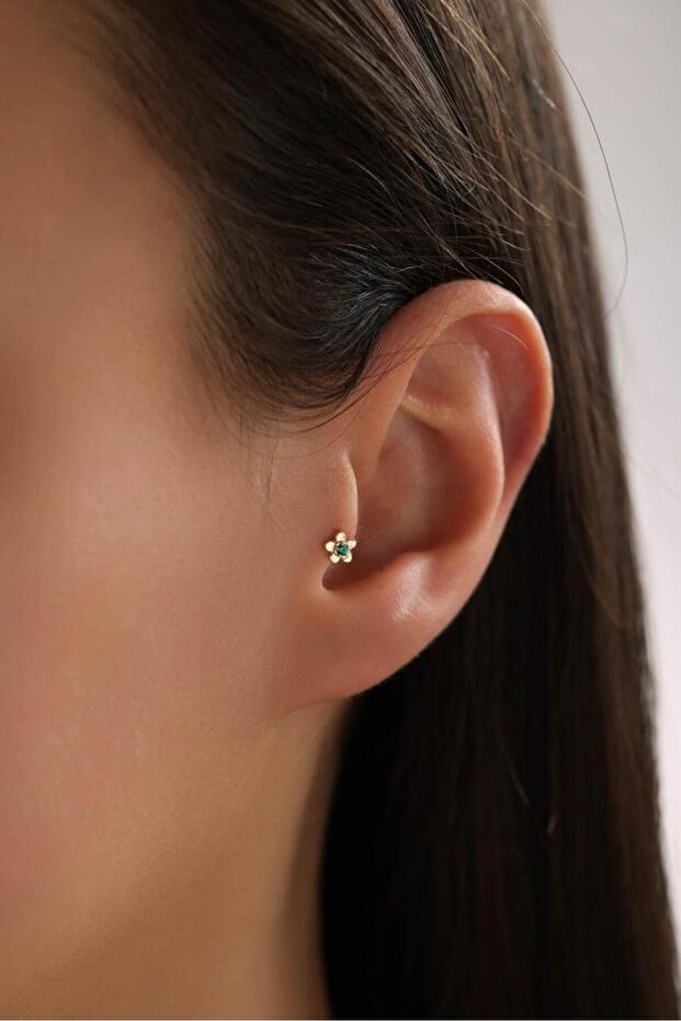 Altın Çiçek Piercing - 1