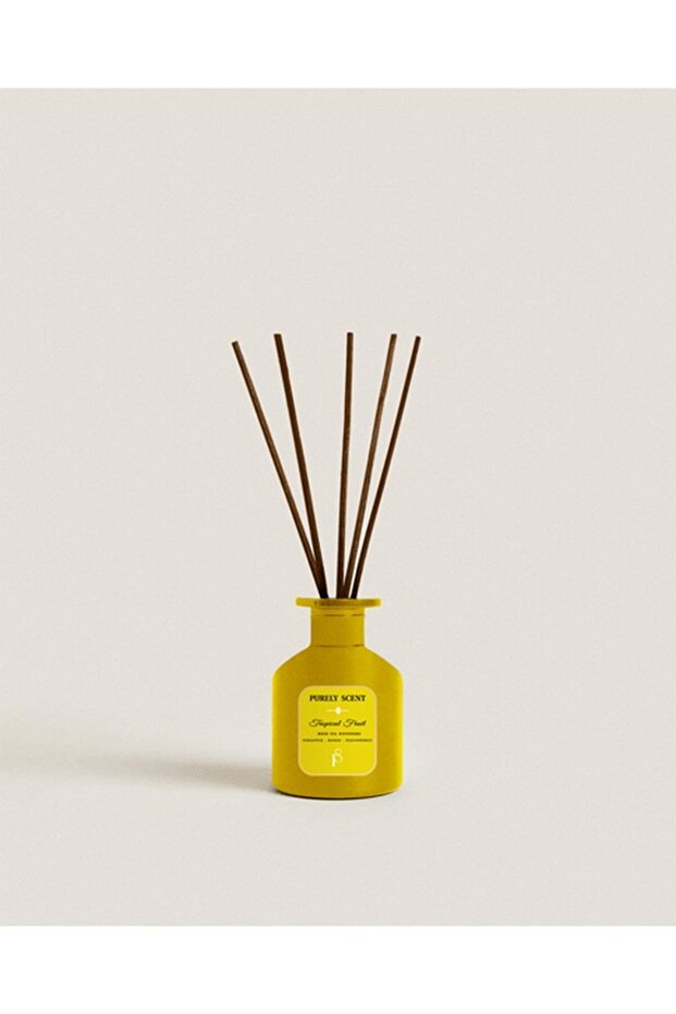 موزع زيت القصب العطري برائحة الفواكه الاستوائية طويلة الأمد (20% زيت عطري) 200 مل