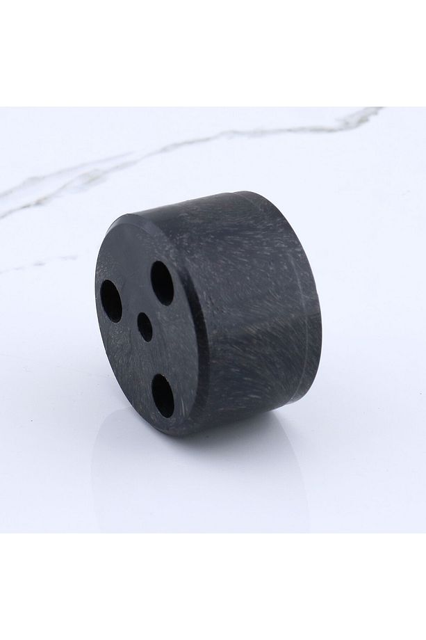 Kapsül 3.7 cm Siyah Mobilya Ayak Yükseltici Baza Ayağı Koltuk Kanepe Altı Puf Ayakları Çap: 6 cm - 5