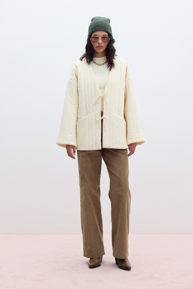 KAPİTONE BAĞLAMALI MONT VANİLYA - 6