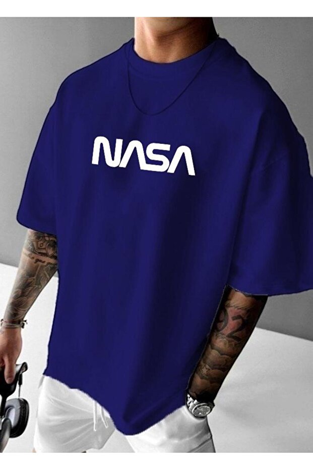 Nasa Printed Oversize Tee - 1