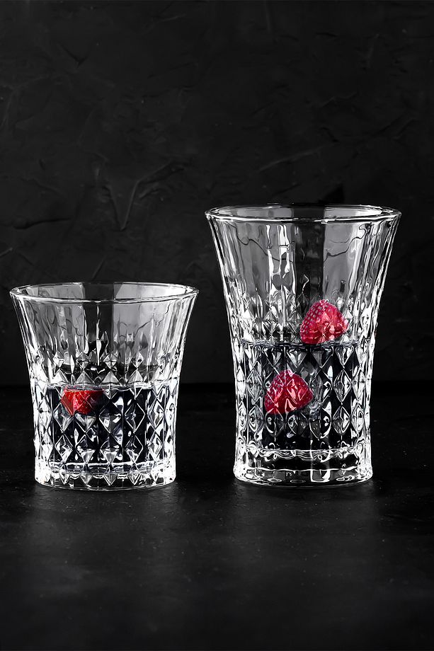 234 12'li Cam Bardak Seti - Su Kahve Meşrubat Bardağı - Su Bardak Takımı 200ml - 260ml - 365ml - 6