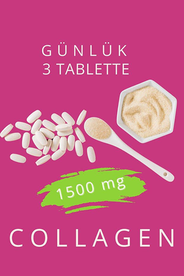 Lotus 5 Tip Kolajen Tip 1, 2, 3, 5, 10 (Y. Kabuğu, Biotin, Selenyum , C Vitamini Ve Çinko )90 Tablet - 3