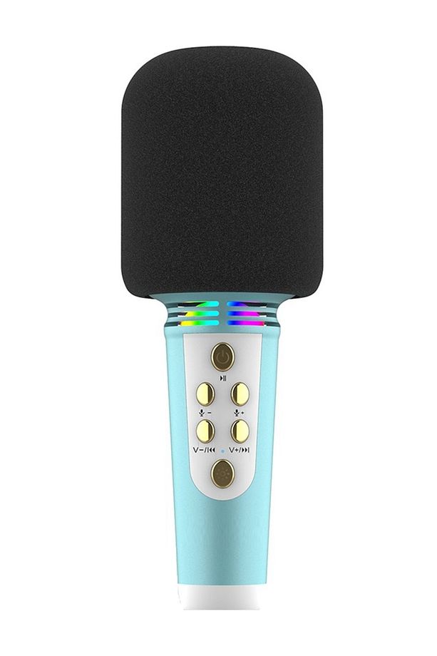 MC6 Led Işıklı Bluetooth  Karaoke Mikrofon - 1