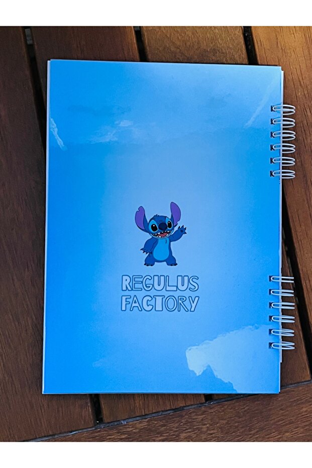 A5 Size 3D Effect Notebook with Stitch Character, 1 Sheet Bonus Matte Sticker - 4