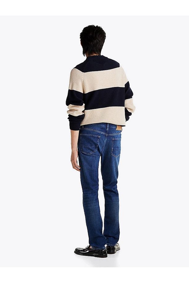 Erkek Flex Bleecker Slim Mavi Kot Pantolon - 2