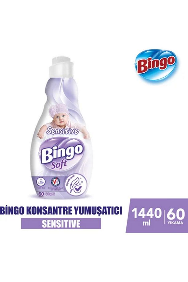 Soft Konsantre Çamaşır Yumuşatıcısı Sensitive 1440 ml - 1