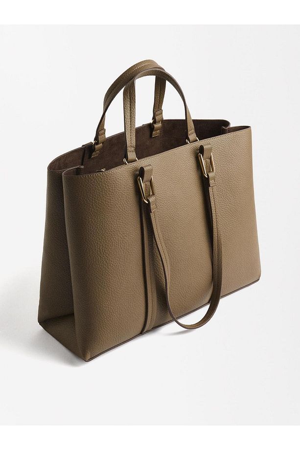 Çift Saplı Shopper Çanta - 4
