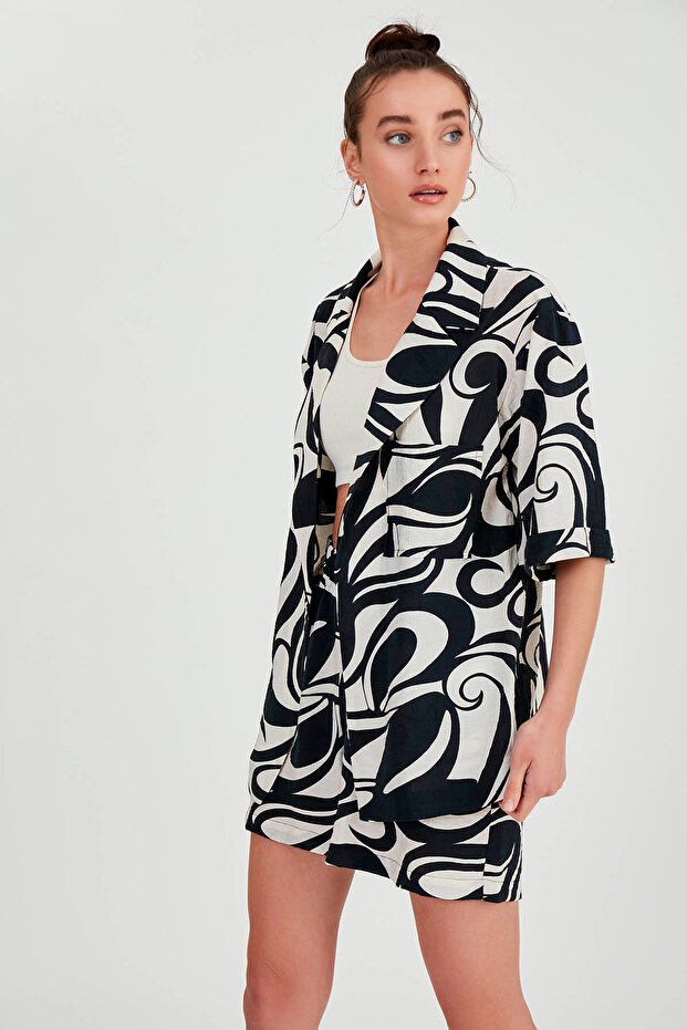 Desenli Salaş Ceket - 3