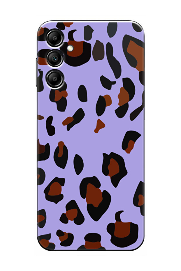 حافظة هاتف سامسونج A16 بنمط الفهد أرجواني - 1