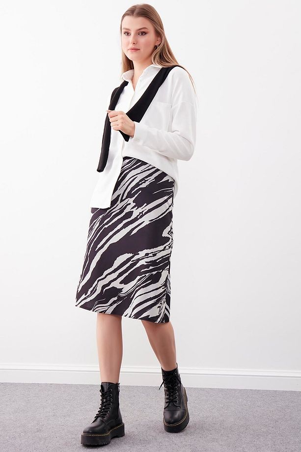 Zebra Desen Çan Etek - 2