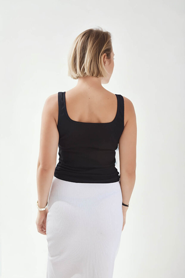 بلوزة بدون أكمام وجوانب - 5