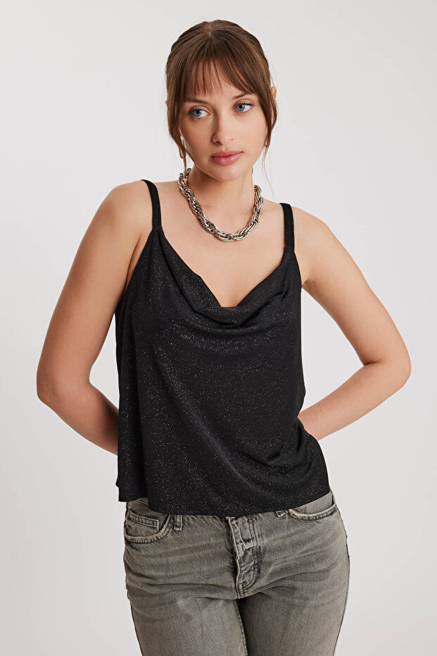 Degaje Yaka Simli Bluz - 3