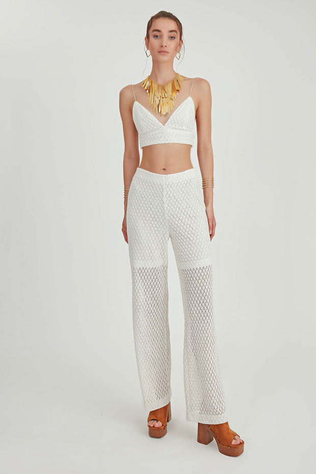 İp Askılı Dantelli Büstiyer - 5