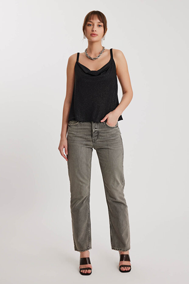 Degaje Yaka Simli Bluz - 2